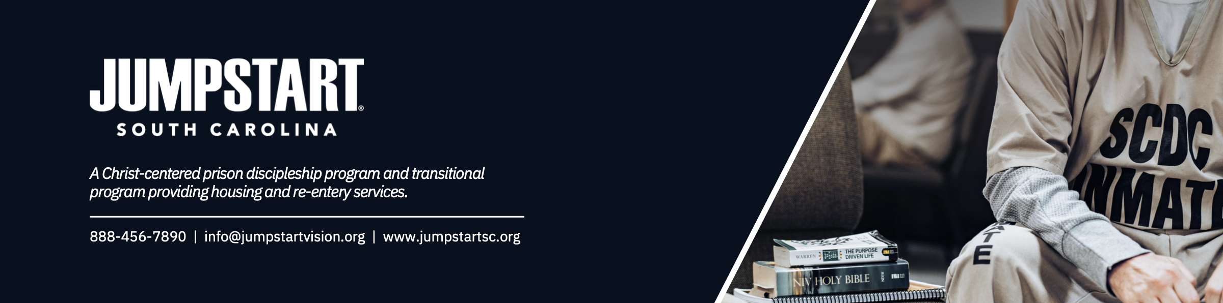 Jumpstart South Carolina — Christ-centered prison discipleship and reentry program providing housing and reentry services across South Carolina