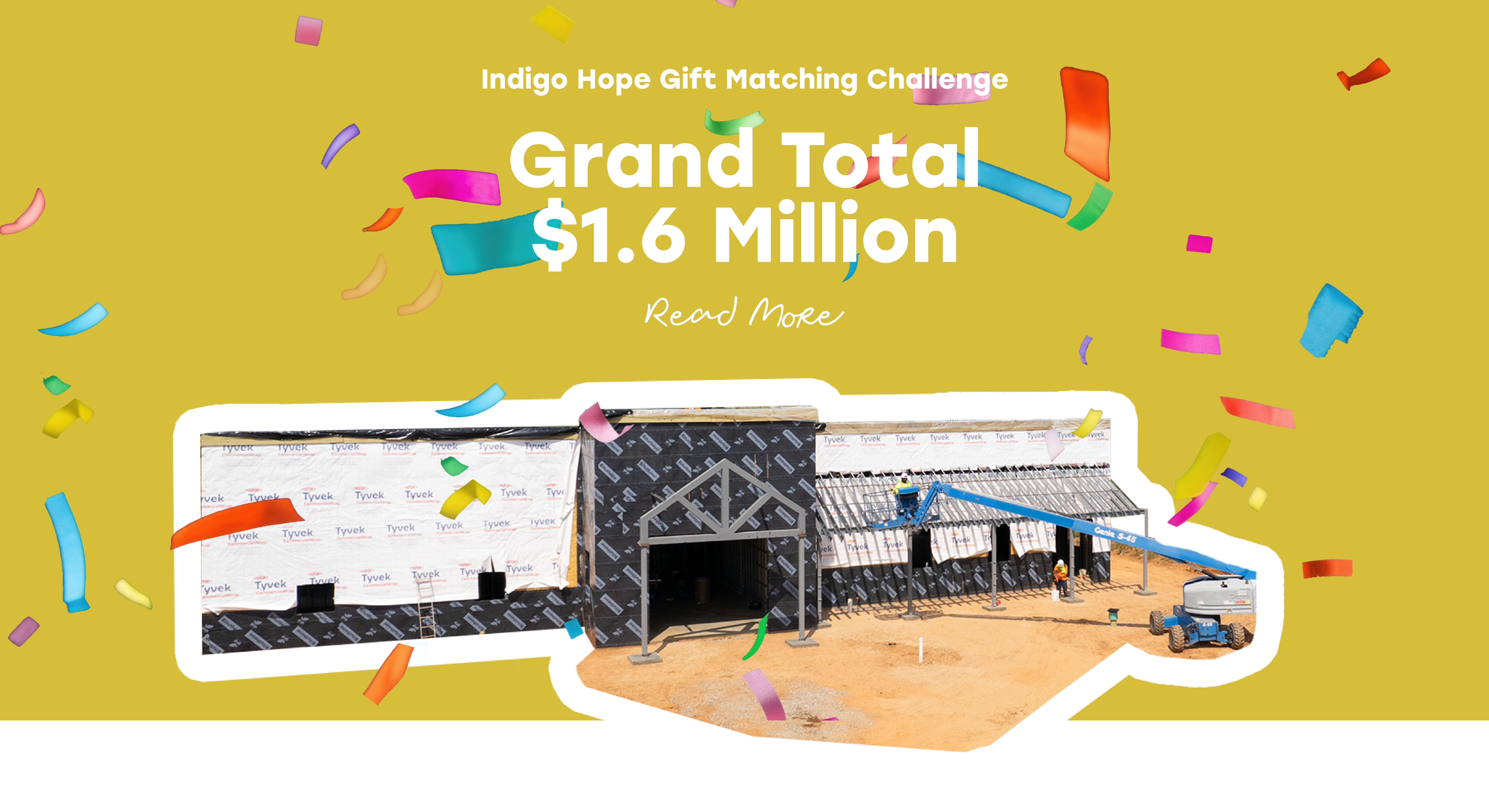 Gift Matching Challenge Grand Total Graphic